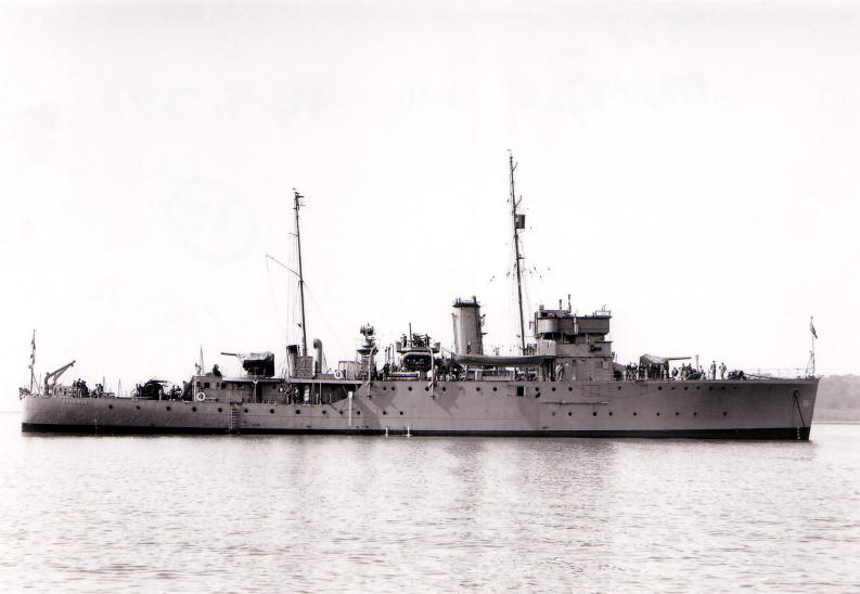 HMS Bramble 12th July 1938