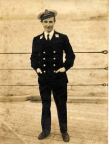 Henry Thew Rust Midshipman 1917 (later on HMS Bramble)