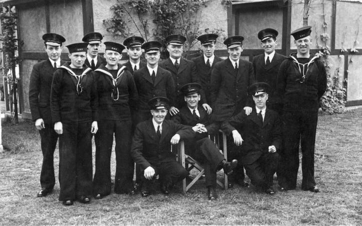 HMS Bramble Martin Brogan (seated)