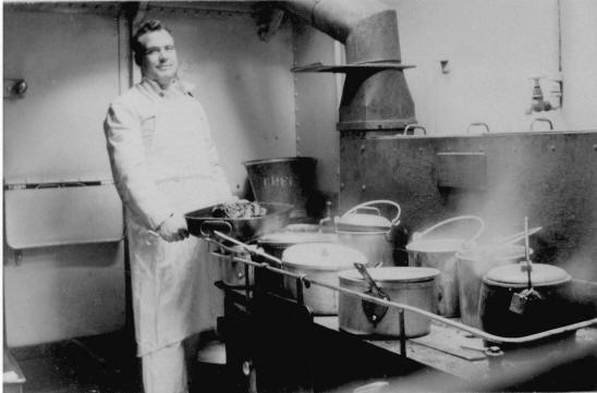 HMS Hazard ship's galley