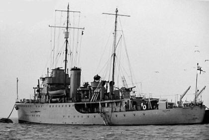 HMS Hazard 1937 - Halcyon Class Minesweeper
