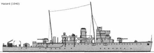 HMS Hazard - Halcyon Class Minesweeper