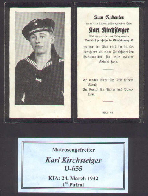 Karl Kirchsteiger death card