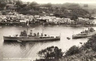 Photo of Sharpshooter & Hazard at Fowey 9.7.48