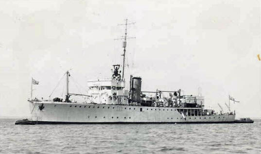 H M S  Sharpshooter as survey ship