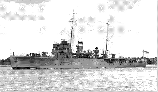 HMS Sharpshooter - Halcyon Class Minesweeper