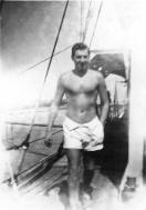Chef Carlton Linguard HMS Sharpshooter Borneo 1946