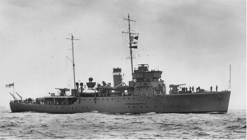 HMS Sharpshooter - Halcyon Class Minesweeper