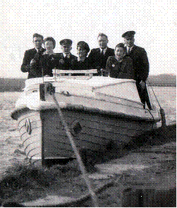 HMS Sharpshooter - launch on Oulton Broad