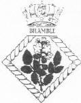 HMS Bramble Badge - Halcyon Class Minesweeper