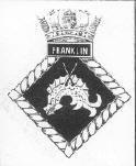 HMS Franklin Badge - Halcyon Class Minesweeper