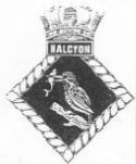 HMS Halcyon Badge - Halcyon Class Minesweeper