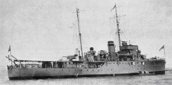 HMS Harrier Halcyon Class Minesweeper