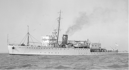 HMS Shackleton (HMS Sharpshooter) - Halcyon Class Survey Ship