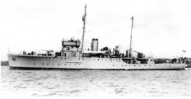 HMS Britomart Halcyon Class Minesweeper