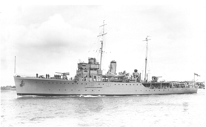 HMS Hussar - Halcyon Class Minesweeper