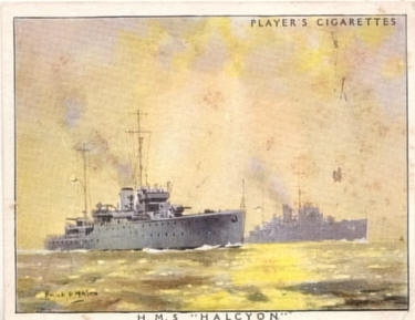 HMS Halcyon - Halcyon Class Minesweeper