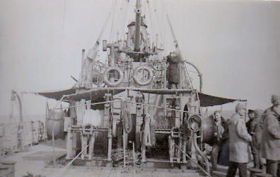 HMS Harrier viewed from stern