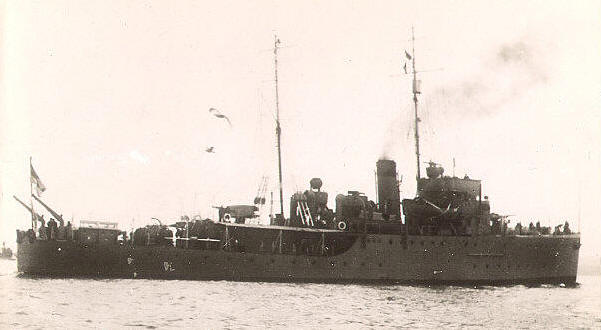 HMS Harrier - Halcyon Class Minesweeper