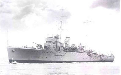 HMS Harrier - Halcyon Class Minesweeper