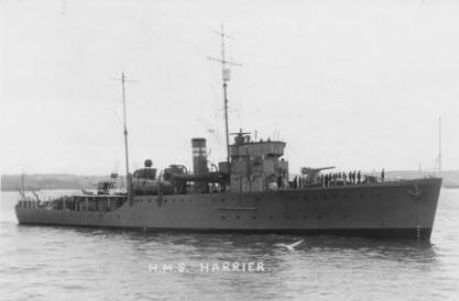 HMS Harrier - Halcyon Class Minesweepers