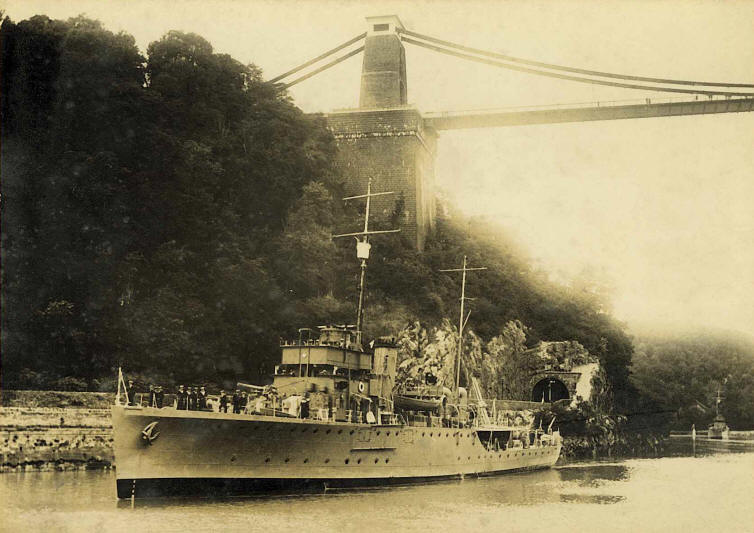 HMS Hazard & HMS Speedy, Clifton, Bristol 1939
