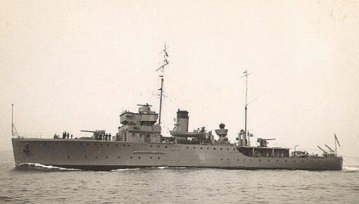 HMS Hebe - Halcyon Class Minesweeper