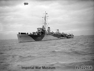 HMS Hussar IWM FL 22918 - Halcyon Class Minesweeper