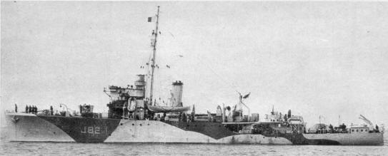 HMS Hussar - Halcyon Class Minesweeper