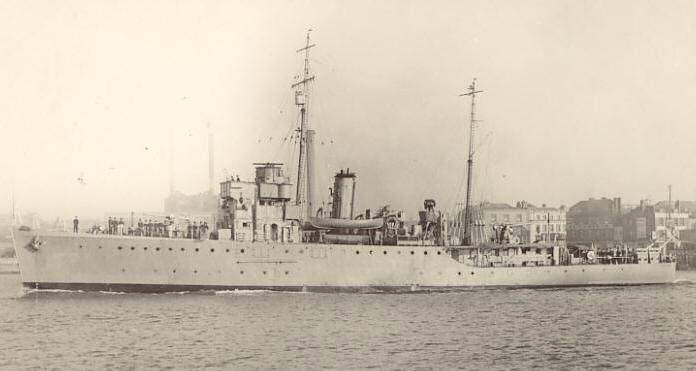 HMS Hussar - Halcyon Class Minesweeper