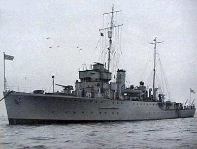 HMS Hazard - Halcyon Class Minesweeper