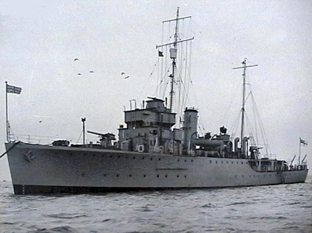 HMS Hazard - Halcyon Class Minesweeper