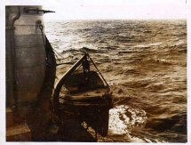 HMS Jason at sea - view of deck