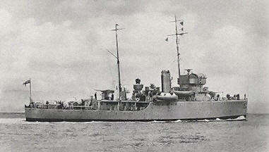 HMS Leda - Halcyon Class Minesweeper