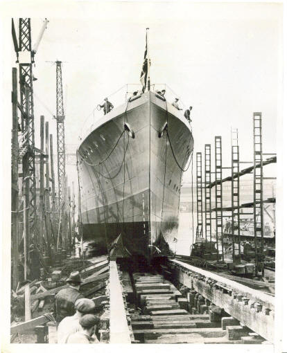 Launch of HMS Salamander