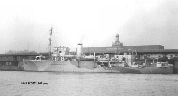 HMS Scott 1941 (IWM) - Halcyon Class Minesweeper