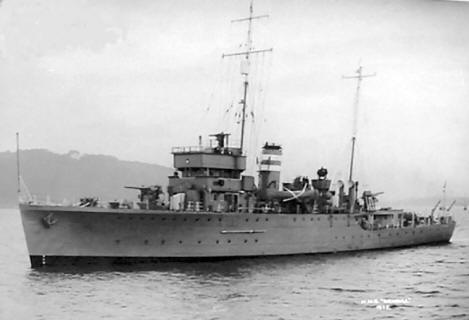 HMS Seagull - Halcyon Class Minesweeper