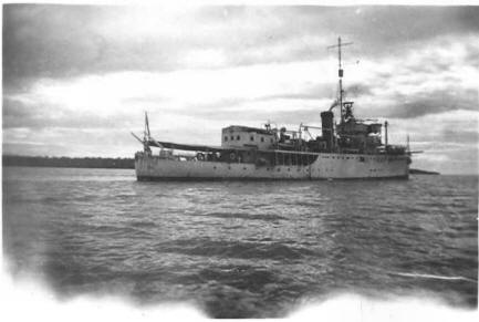 HMS Sharpshooter - surveying in Borneo