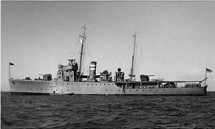 HMS Speedwell June 1938