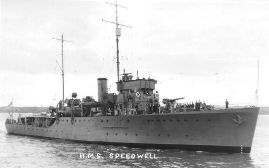 HMS Speedwell - Halcyon Class Minesweeper