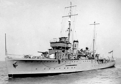 HMS Speedy - Halcyon Class Minesweeper